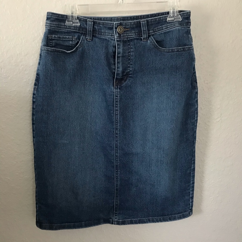 Christopher & Banks denim skirt